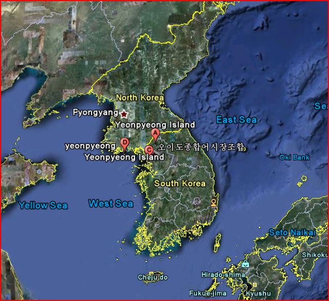 Google Earth Photo of Korea